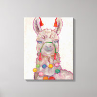 Watercolor Festival Llama