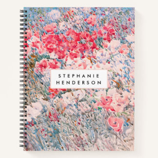 Watercolor Field Wildflowers Notebook