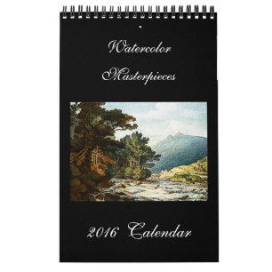 Watercolor Fine Art 2024 Beautiful Wall Calendar