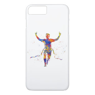 Watercolor finish line runner iPhone 8 plus/7 plus case