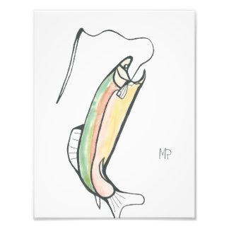 Watercolor Fish Photo Print