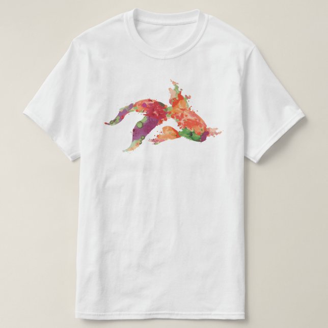 watercolor fish T-Shirt (Design Front)