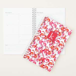 Watercolor Flamingo In Watercolors Planner