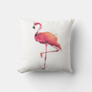 Watercolor Flamingo Lovers Funny Flamingo Lovers Cushion