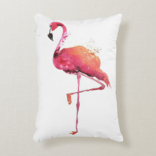 Watercolor Flamingo Lovers Funny Flamingo Lovers Decorative Cushion