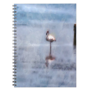 Watercolor Flamingo Notebook