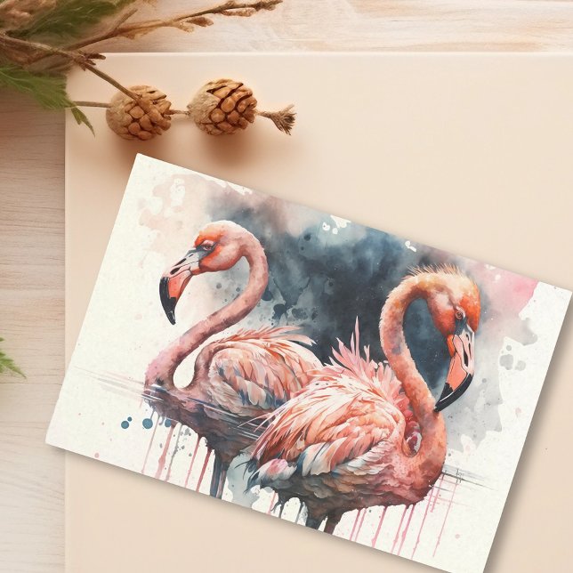 Watercolor Flamingo Pink   Tissue Paper (Creator Uploaded)