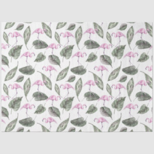 Watercolor Flamingo Series Design 19 Tissue Paper