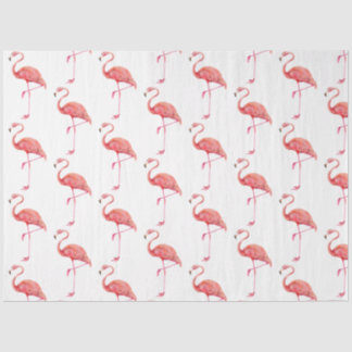 Watercolor Flamingo Series Design 1 Tissue Paper
