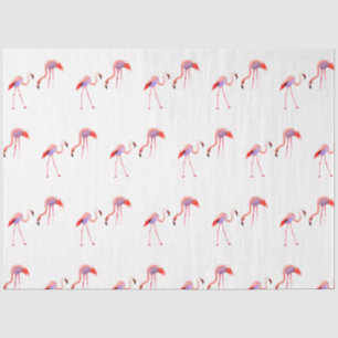 Watercolor Flamingo Series Design 9 Tissue Paper