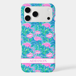 Watercolor Flamingos Monogrammed