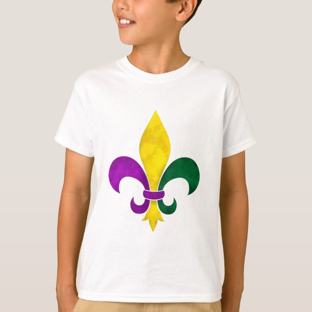 watercolor fleur de lis T-Shirt (Front)