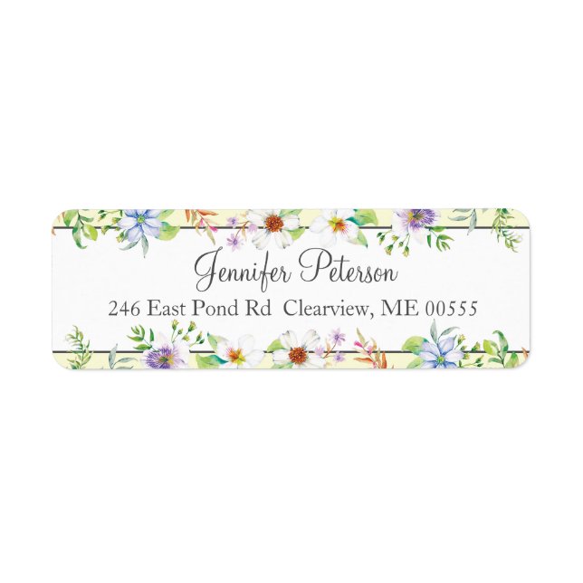 Watercolor Floral (Front)