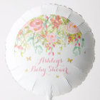 Watercolor Floral Baby Shower Balloon Decorations