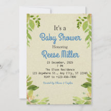  Watercolor Floral Baby Shower
