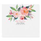Watercolor Floral Best Day Ever Wedding