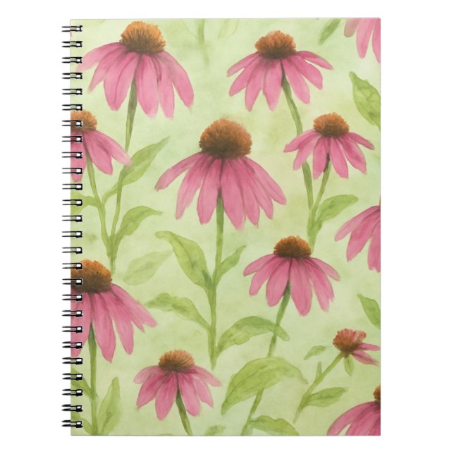 Watercolor Floral Blank Journal Notebook   (Front)
