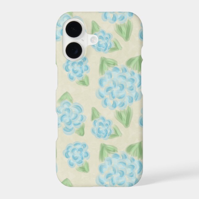 Watercolor Floral Blue Hydrangea (Back)