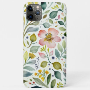 Watercolor Floral Botanical iPhone 11 pro max Case