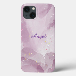 Watercolor Floral Botanical Phone Case Custom Name
