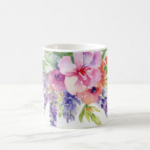 Watercolor Floral Bouquet Coffee Mug