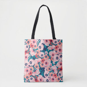 Watercolor Floral Bouquet: Vintage Peonies. Tote Bag