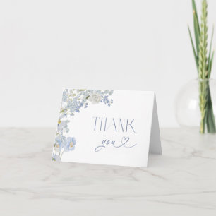 Watercolor Floral Bridal Shower Thank You Card