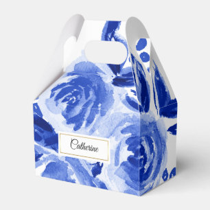 Watercolor Floral  Bridesmaid Wedding Favour Boxes