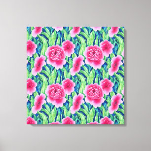 Watercolor Floral Canvas Print