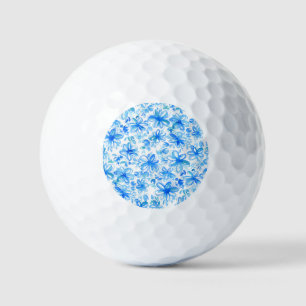 Watercolor Floral Chintz Cute Pattern Golf Balls