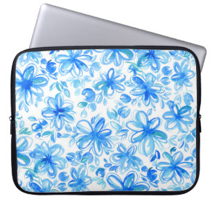 Watercolor Floral Chintz Cute Pattern Laptop Sleeve