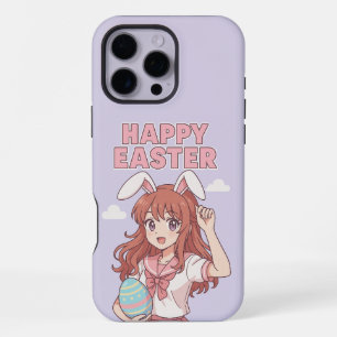 Watercolor Floral Easter Bunny iPhone 16 Pro Max Case