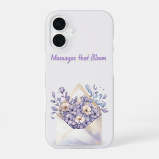 Watercolor Floral Envelope iPhone 16 Case