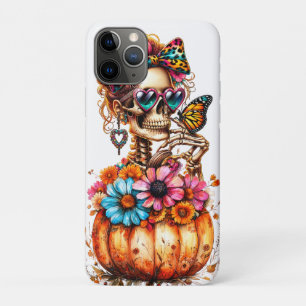 Watercolor Floral Fall Pumpkin iPhone 11 Pro Case