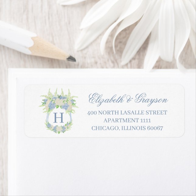 Watercolor Floral Garden Party Crest (Insitu)