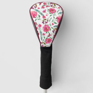 Watercolor Floral  Golf Head Cover