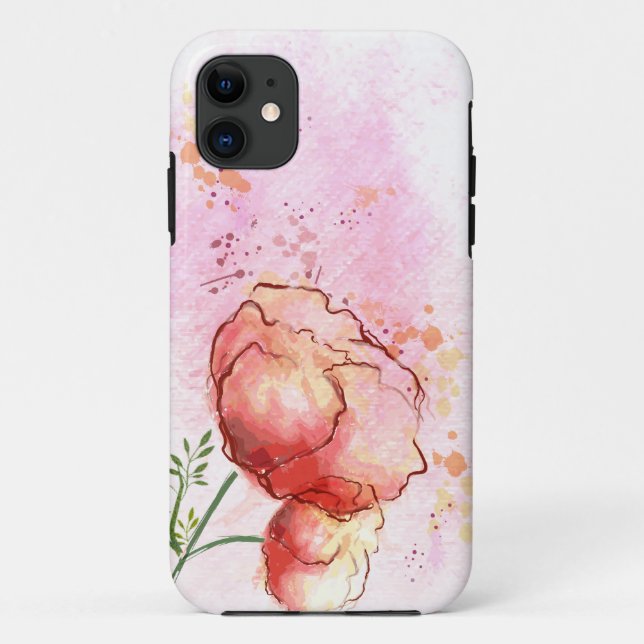 Watercolor Floral iPhone 5s Case (Back)
