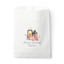 Watercolor Floral Lanterns Wedding