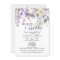 Watercolor Floral Lavender Purple Bridal Brunch