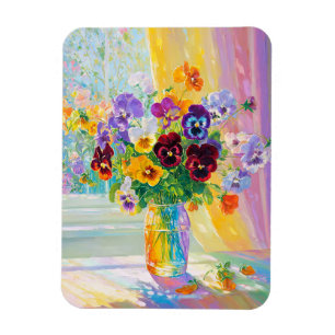 Watercolor Floral Magnet