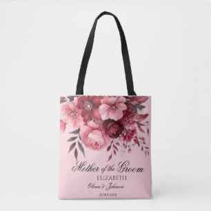 Watercolor Floral Mother of the Groom Tote Bag