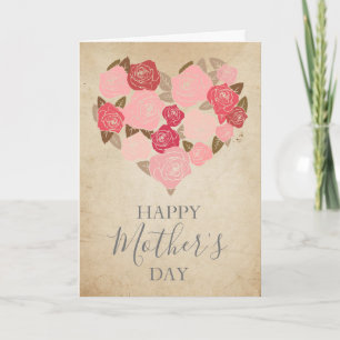 Watercolor Floral Mother's Day Card