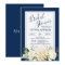 Watercolor Floral Navy Blue Bridal Shower