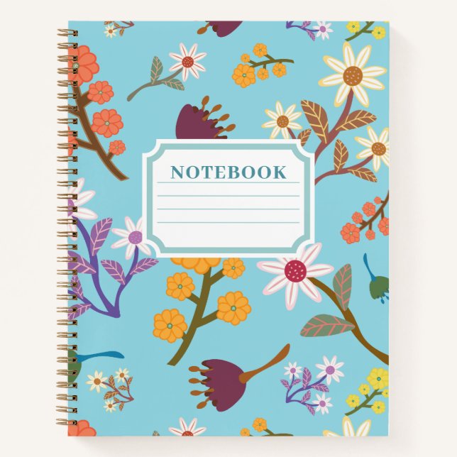 Watercolor Floral Notebook (Front)