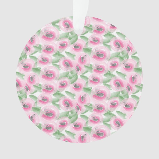 Watercolor Floral Ornament (Front)