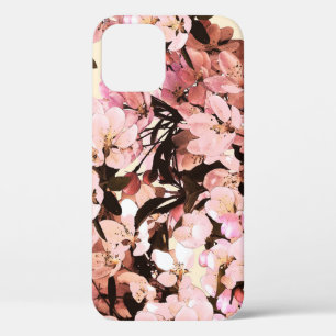 Watercolor Floral Pattern Design iPhone 12 Case