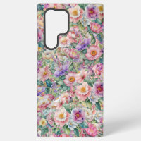 Watercolor Floral Pattern, Floral Background 