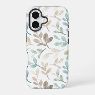 Watercolor floral pattern iPhone 16 case