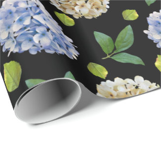 Watercolor floral pattern wrapping paper