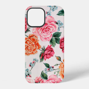 watercolor floral patternpattern, vintage, flower, iPhone 12 case